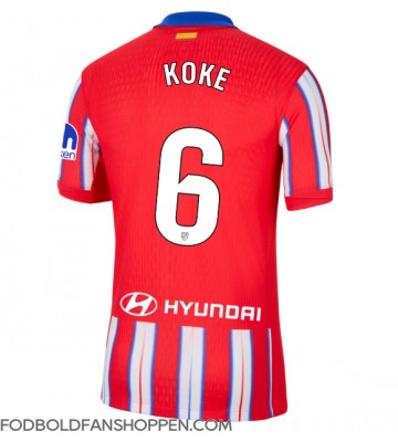Atletico Madrid Koke #6 Hjemmebanetrøje 2024-25 Kortærmet